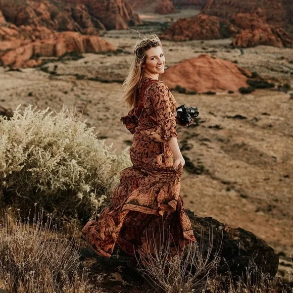 blue boheme dress Boheme Dress – Farah Hammad main image 0